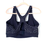 WVVY Black Metallic Star Print Sports Bra- Size L