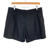 J Crew Black Wool Blend Shorts- Size 10