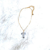 Nest Mother Of Pearl “T” Necklace