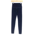 Lululemon Navy/Blue/Purple High Waist & Exposed Seam Leggings- Size ~4 (Inseam 28") (See Notes)