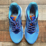 Brooks Ghost 12 Blue and Orange Sneakers- Size 7.5 (BRAND NEW CONDITION)