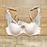 Thirdlove Blush Lace Detail T-shirt Bra- Size 32B1/2