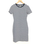 Jane Hudson Navy and White Striped Betty T-Shirt Dress- Size XS