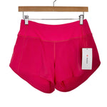 Hey Nuts Hot Pink Quick Drying Lined Focus Running Shorts NWT- Size XS