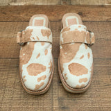 Dolce Vita Tan Taurus Calf Hair Verna Flats- Size ~7.5 (In New Condition!)