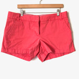J. Crew Coral Chino Shorts- Size 12
