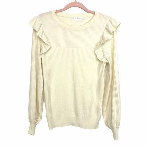 Vestique Cream Sweater- Size M (see notes)