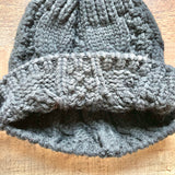 No Brand Black Cable Knit Pom Beanie (see notes)
