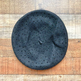 Target Black Rhinestone Beret- Size OS