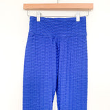 No Brand Blue High Waisted Leggings- Size S (Inseam 25")