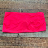 The Cheeky Bikini Neon Pink Bandeau Tie Top- Size XXL (We Have Matching Bottoms)
