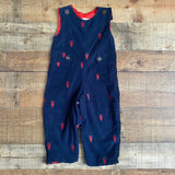 Nantucket Kids Navy Cordaroy Lobster Outfit- Size 2T