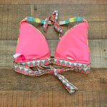 Victoria's Secret Pinked Patterned Swim Top- Size S (We Have Matching Bottoms!)