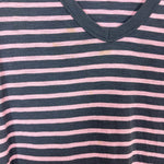 Universal Thread Purple Striped T-Shirt Dress- Size XL (see notes)