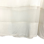 Haute Hippie Ivory Sheer Striped Cover Up- Size M (see notes)