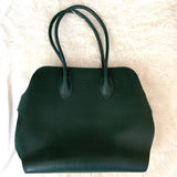 Aevha London Dark Green Large Tote Made in Italy
