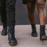 Dr. Martens Black 1460 Lace Up Boots- Size 9 (like new condition)