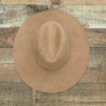 No Brand (Shop the Mint) Camel Suede Like Wide Brim Hat