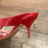 Prada Red Heel Sandals- Size 38.5 (US 8.5) see notes