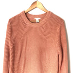 H&M “Basic” Pink Knit Sweater-Size L