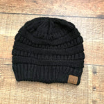 C.C. Black Beanie Hat