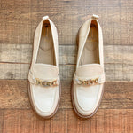 Sam Edelman Cream Loafers- Size 9 (sold out online, great condition)