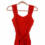 Sugar + Lips Red Belted Jumpsuit NWT- Size XS