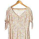 Arizona Jean Company Floral Tie Sleeve Dress- Size XL