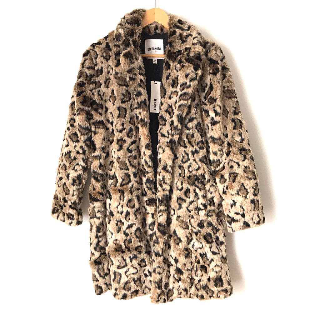 Bb dakota 2024 leopard coat