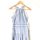 Eliza J Blue Striped Halter Tie Dress NWT- Size 0