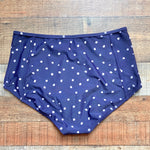 Swimsuits for All Purple Printed High Waisted Piped Bikini Bottoms- Size 16 (we have matching top)