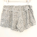 Lululemon Grey Floral Shorts- Size 4 (no liner)