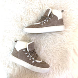 Marc Fisher Ltd. Grey Suede Shearling Sneaker Bootie (BRAND NEW)- Size 7