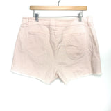 Lauren Conrad White/Pink Checker Shorts- Size 16