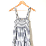 ASOS Smocked Bodice Striped Dress- Size 2