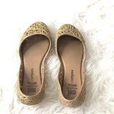Mel by Melissa Youth Girl’s Campana Gold Slip On Shoes- Size 11