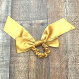 No Brand Mustard Satin Hair Tie