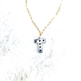 Nest Mother Of Pearl “T” Necklace