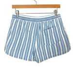 Aerie Blue/White Striped Drawstring Shorts- Size XS