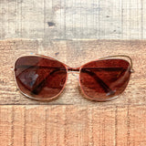 No Brand Rose Gold Frame Sunglasses (see notes)