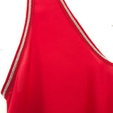 M&S Collection Red Tank with Beaded Edge NWT-Size 2