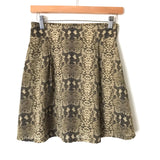 Marc By Marc Jacobs Snakeskin Silk Skirt- Size 0
