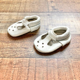 Bird Rock Baby White Leather Mary Janes- Size 3