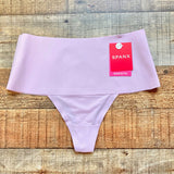 Spanx Luxe Lilac Lace Smooth Thong Underwear NWT- Size S
