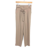 Wishlist Apparel Taupe High Waisted Belted Pants- Size S (Inseam 26")