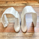 Oasis Society White Tall Boots- Size 7