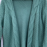 Wishlist Green Pocket Knit Cardigan- Size S/M