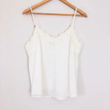 Abercrombie & Fitch Ivory Lace Tank- Size M