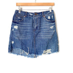Highway Jeans Distressed Denim Mini Skirt- Size 5/6