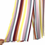 Mystree Striped High Waisted Belted Pants NWT- Size L (Inseam 27.5”)